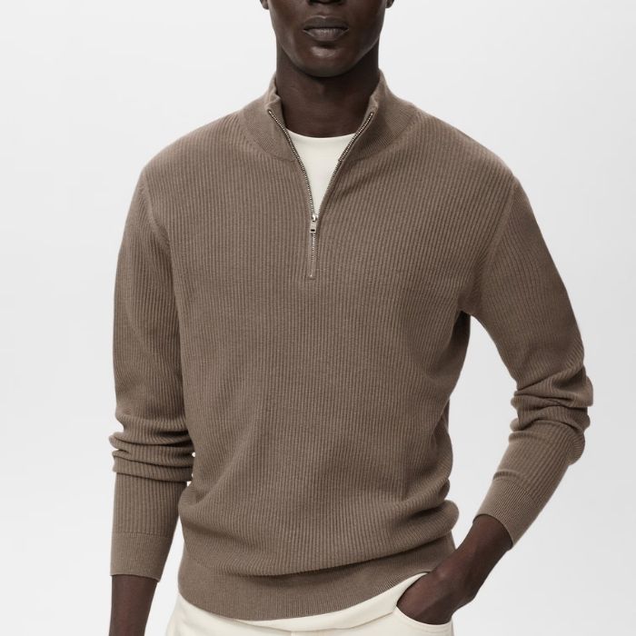Men's High Neck Sweater
